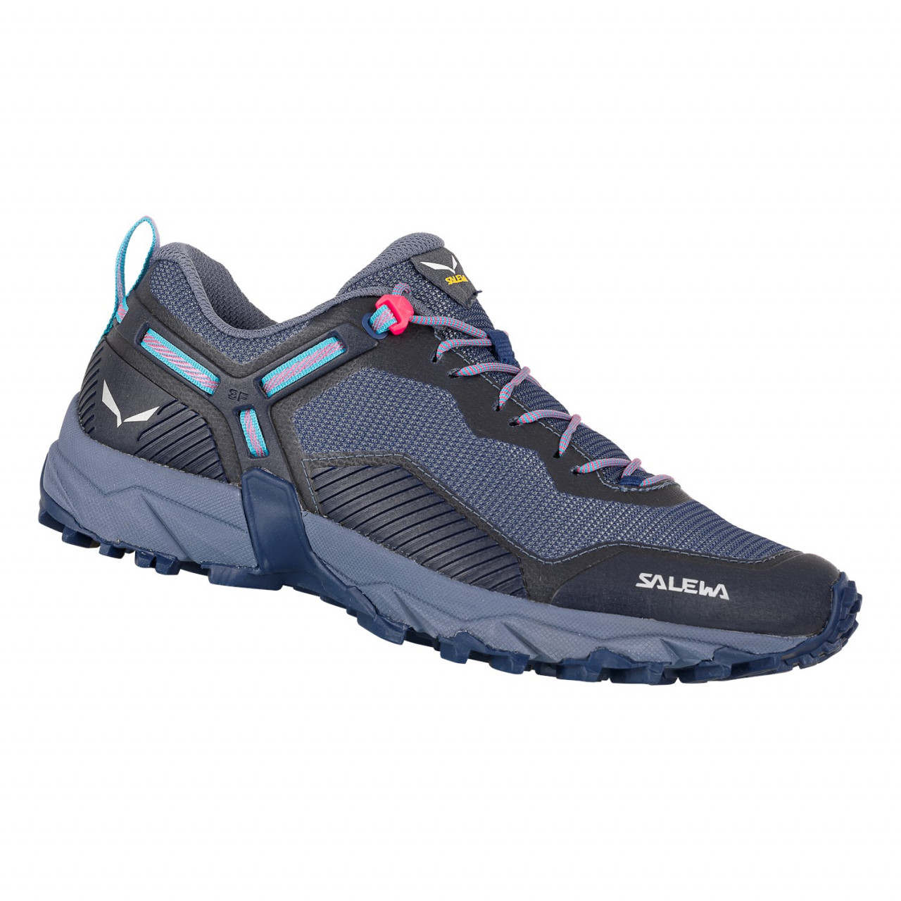 Zapatillas De Montaña Mujer Chile - Salewa Ultra Train 3 - Azules/Azul Marino/Azules - OCXJ-41290